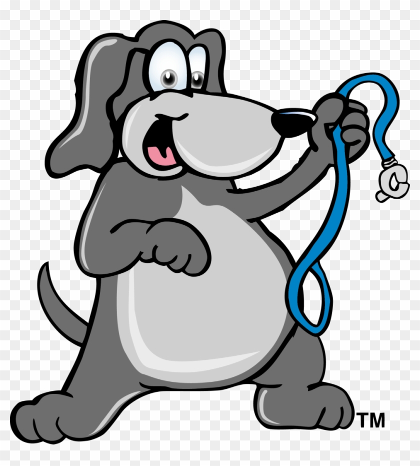 A Gentle Reminder Of Common Courtesy Among Pet Owners - Dog Cartoon With Leash Png Clipart #3484880