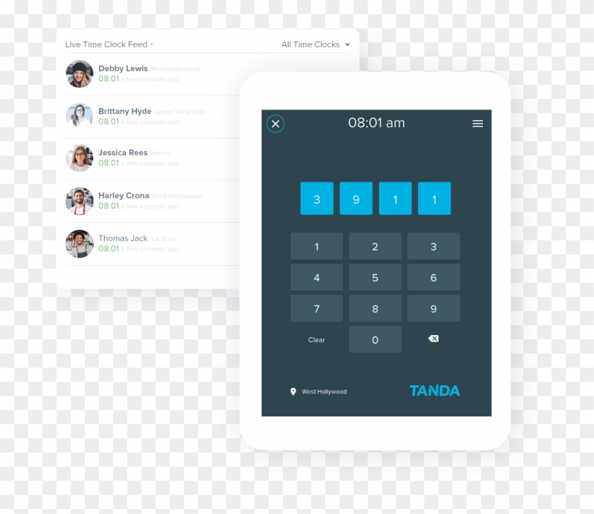 Employee Time Clock App - Time Clock App Clipart
