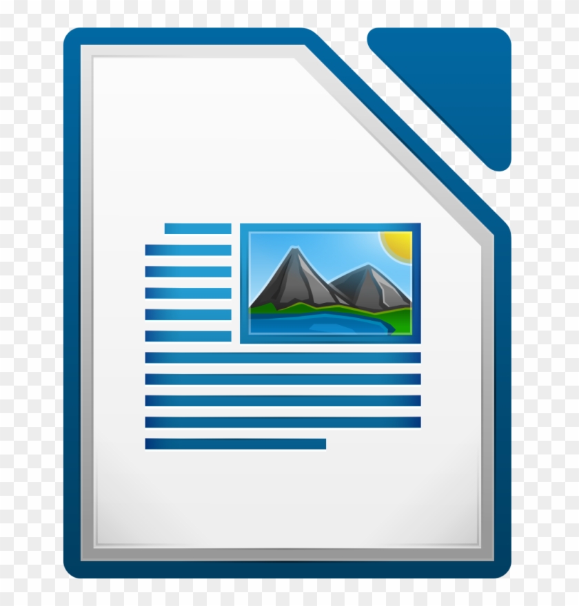 0 Writer Icon - Libreoffice Impress Png Clipart #3485302