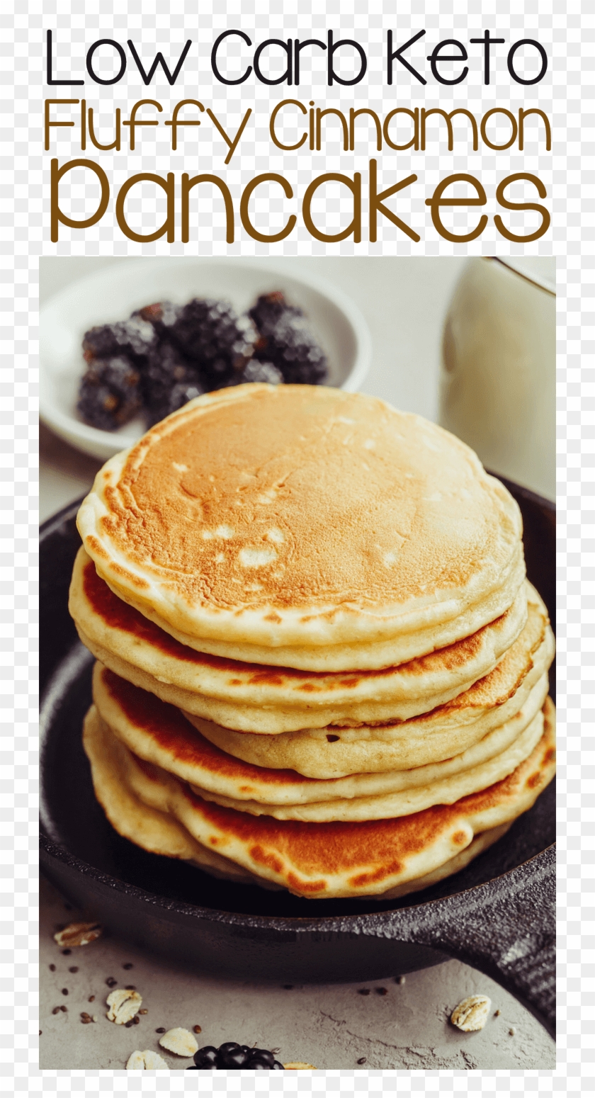 Healthy Low Carb Keto Fluffy Pancake Recipe Made With - Pannekoek Clipart #3485391