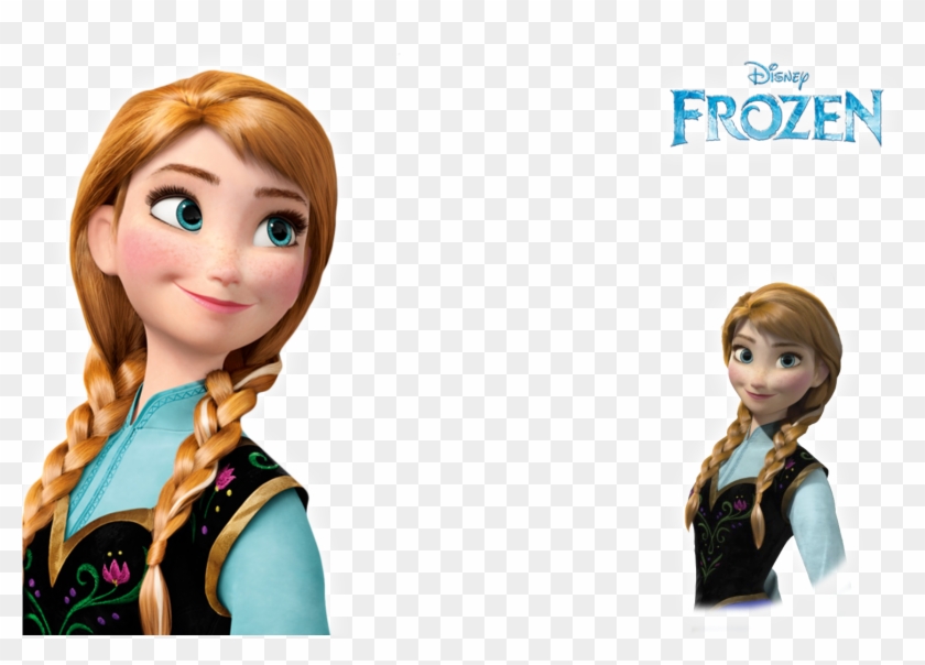 Disney Frozen Background Png Frozen - Frozen Anna Name Tag Clipart #3485656