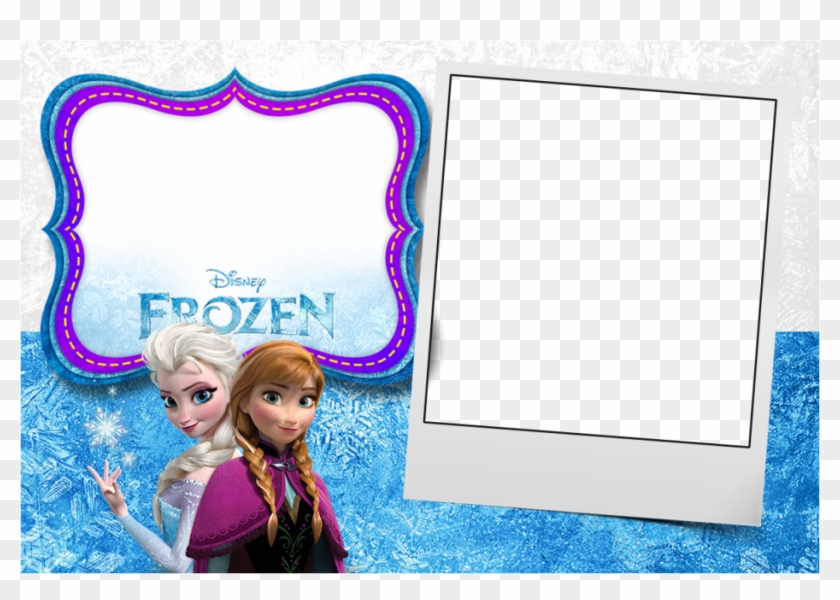Frozen Birthday Invitation Templates For Girls With - Invitacion Cumpleaños Frozen Png Clipart
