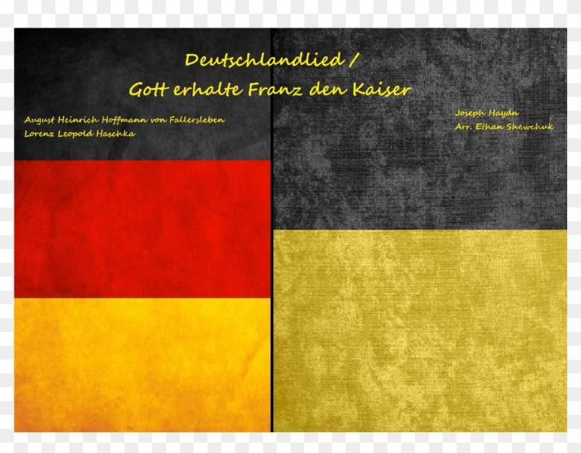 Deutschlandlied / Gott Erhalte Franz Den Kaiser- National - Flag Clipart #3485836
