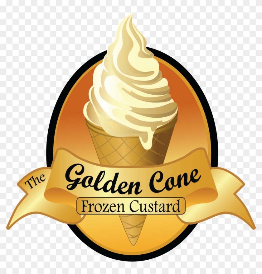Golden Cone Logo No Background-597d3e2d7846c - Soft Serve Ice Creams Clipart