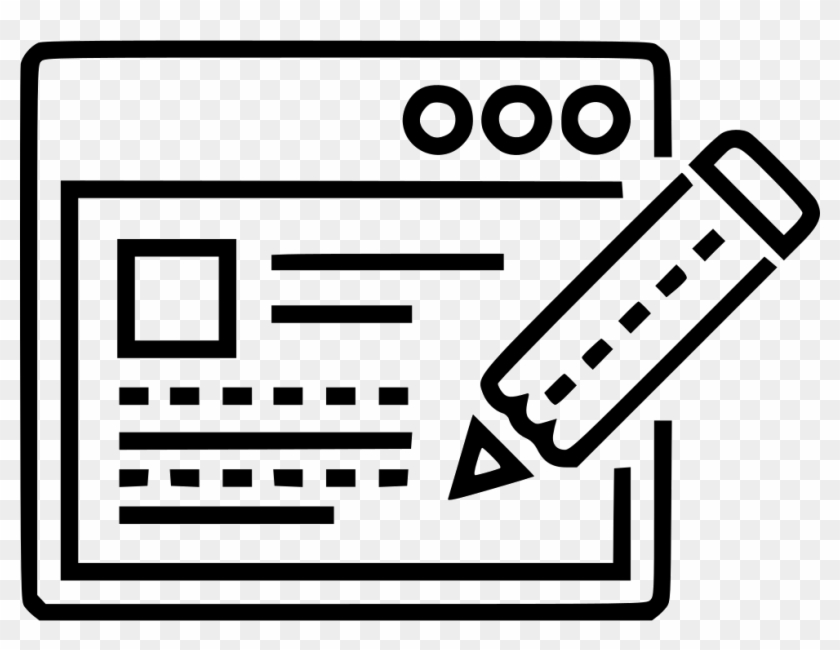 Copywriting Copy Writing Website Svg Png Icon Ⓒ - Copywriting Icon Png Clipart