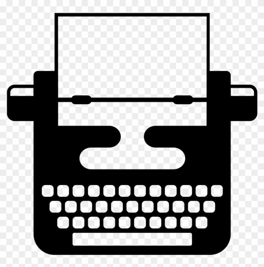 Content Marketing - Typewriter Icon Transparent Background Clipart #3486346