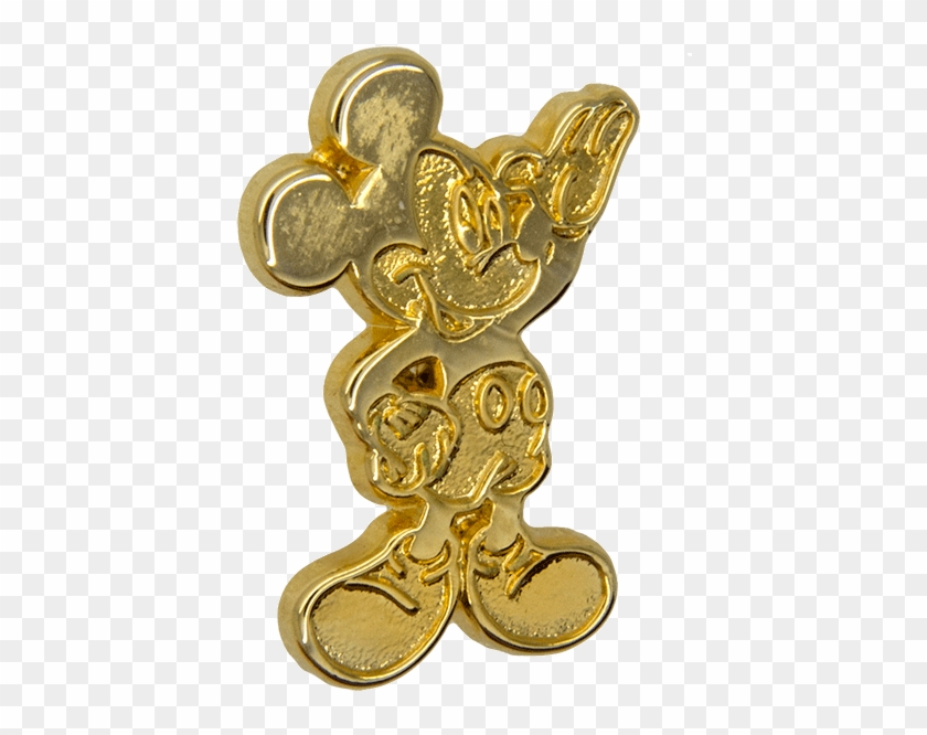 Mickey Mouse, Gold - Brass Clipart #3486751