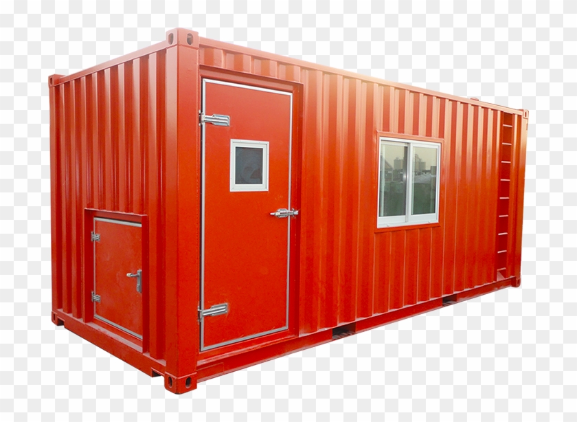 Container Conversion Fabrication Convertainers Cabin - Open Top Bulk Container Clipart #3487029