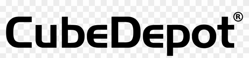 Cubedepotlogo Blacklogo Notagline - Cube Depot Clipart