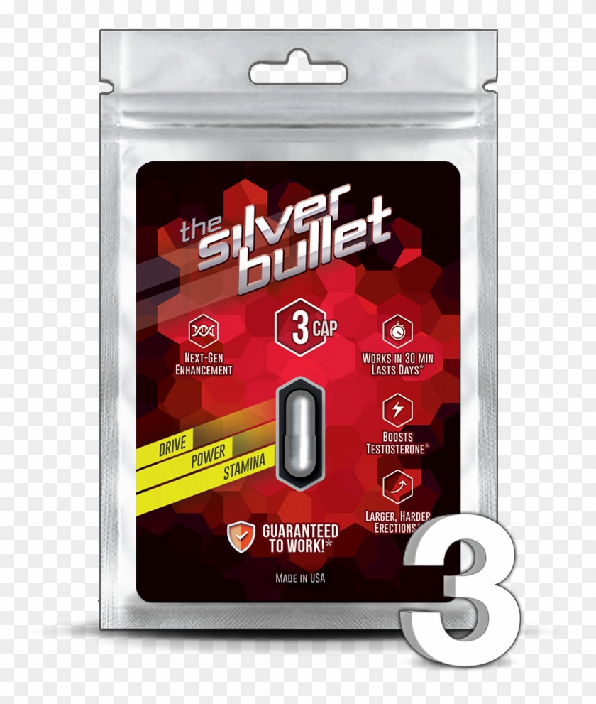 Silver Bullet - Silver Bullet Pill Clipart #3487274