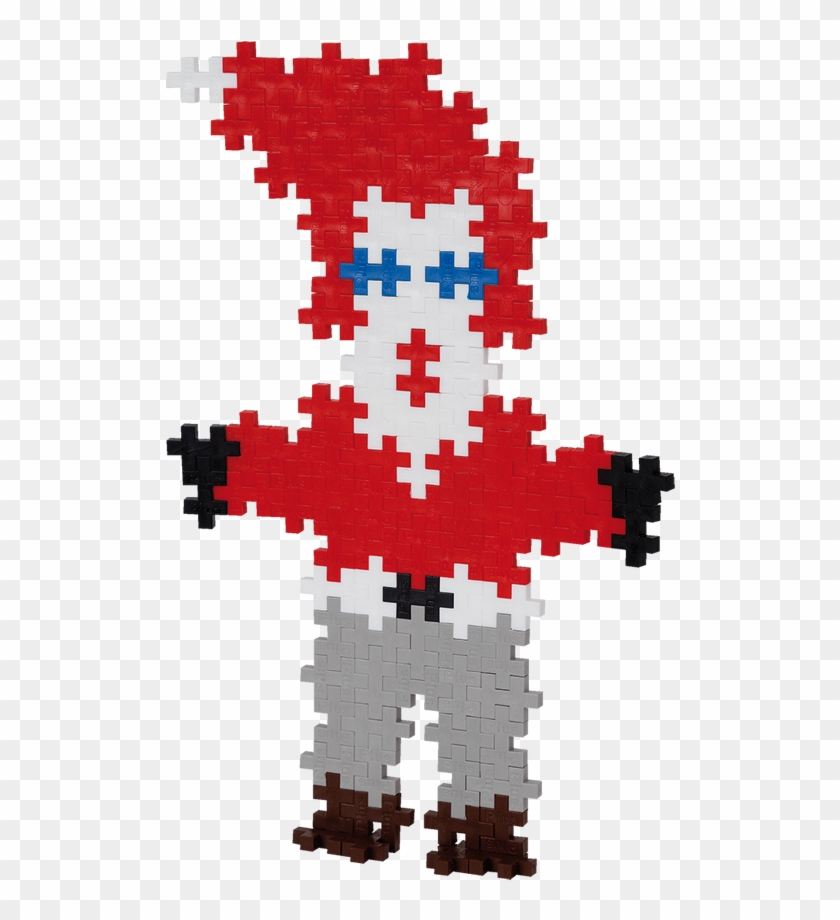 Plus-plus Basic Tube Santa - Plus Plus Santa Clipart