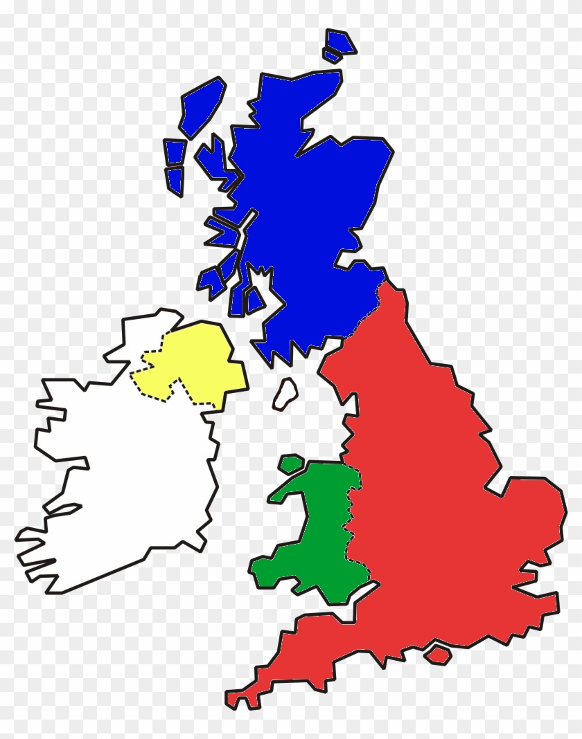 United Kingdom Colors - Red Kite Distribution Uk Clipart