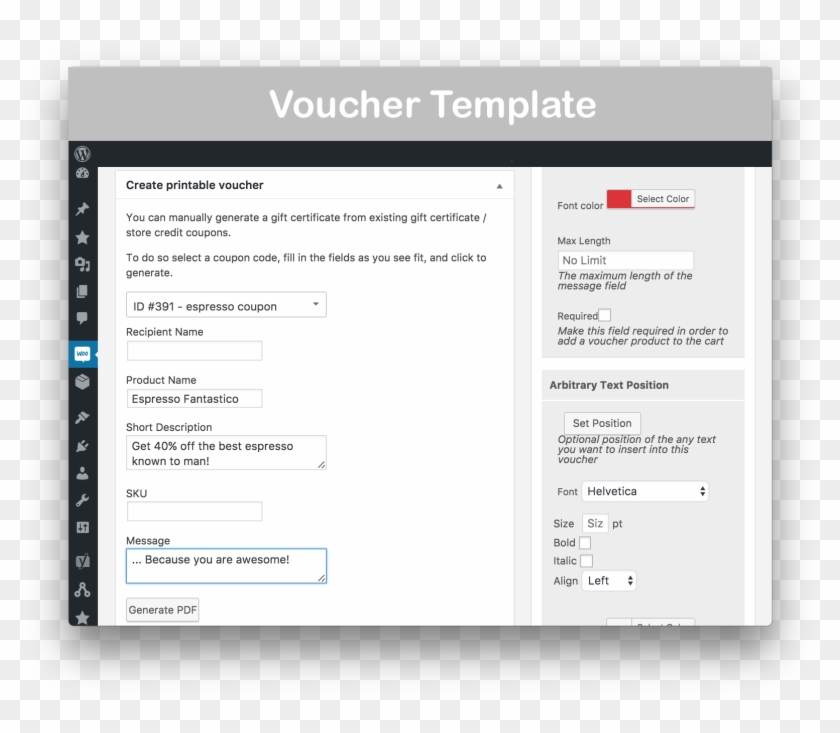 Woocommerce Gift Certificates Pro Download - Add Product Demo In Ecommerce Clipart