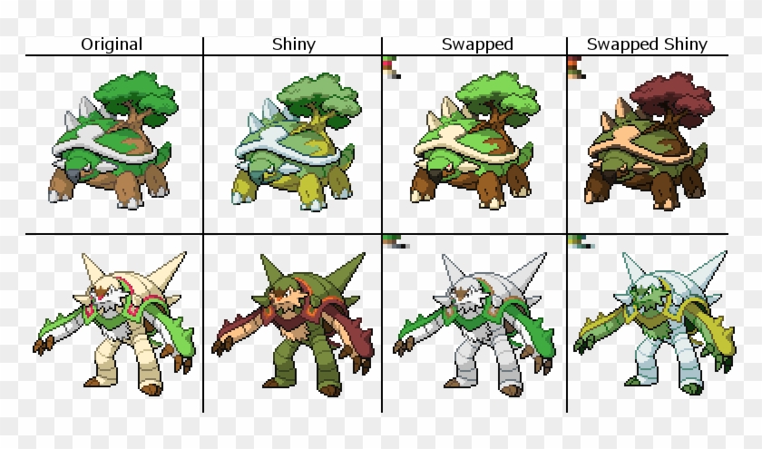 Torterra Chesnaught , - Shiny Torterra Clipart