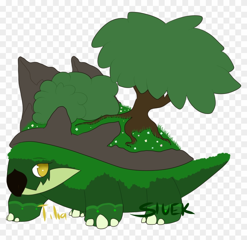 Torterra - Cartoon Clipart #3488285
