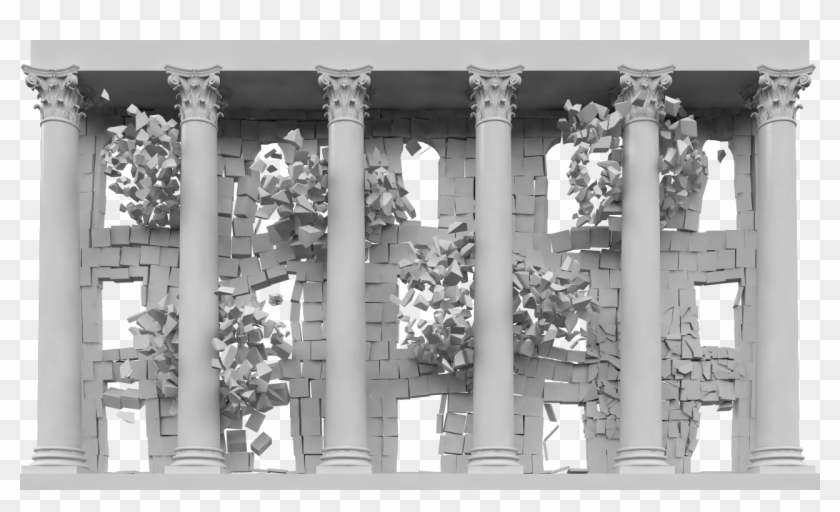 Segment Explosion Video Mapping Facade Animation - Png Video Mapping Store Clipart