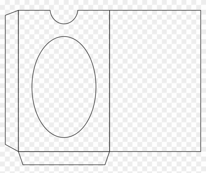 Printable Gift Card Envelope Template Cyberuse - Circle Clipart