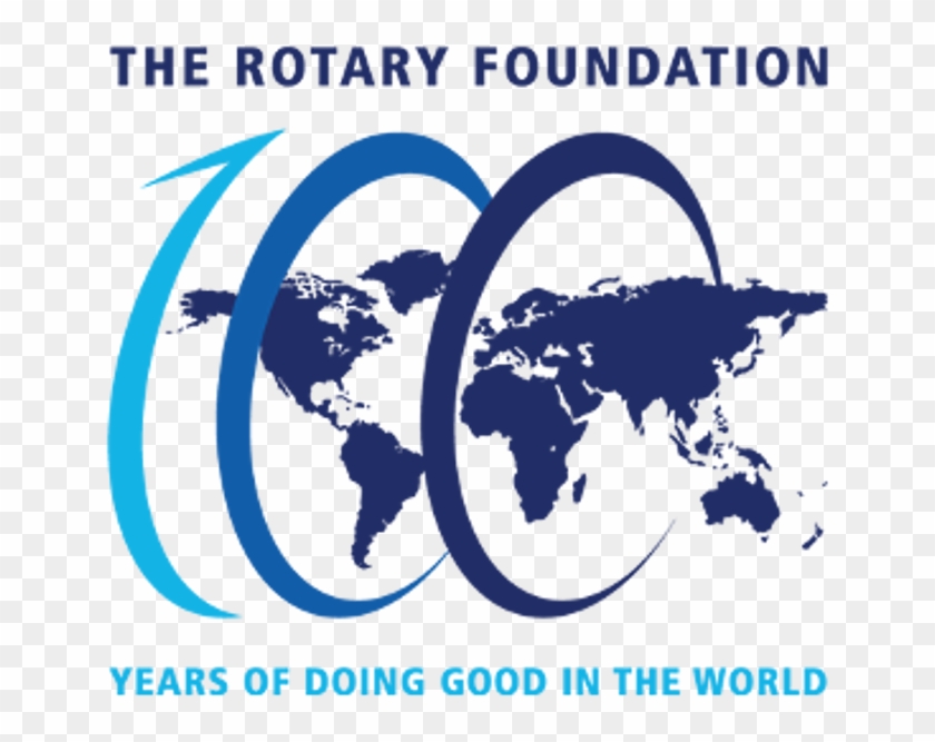 Humanitarian Grants From The Rotary Foundation Enable - Rotary Foundation 100 Years Logo Png Clipart #3488771