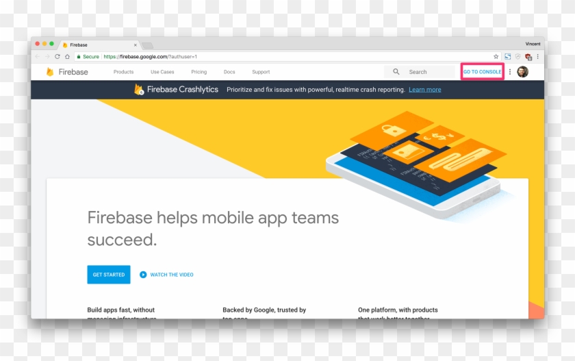 Part7 Firebase Console - Firebase Clipart