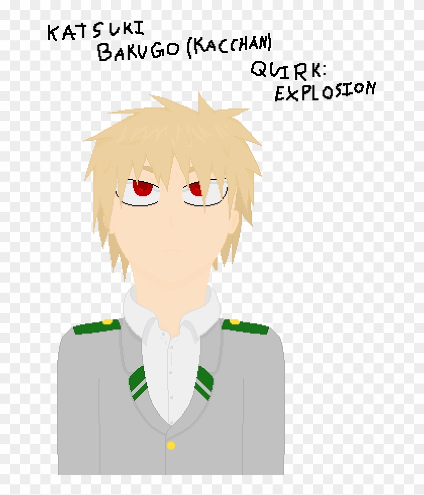 Katsuki Bakugo - - Cartoon Clipart #3489070