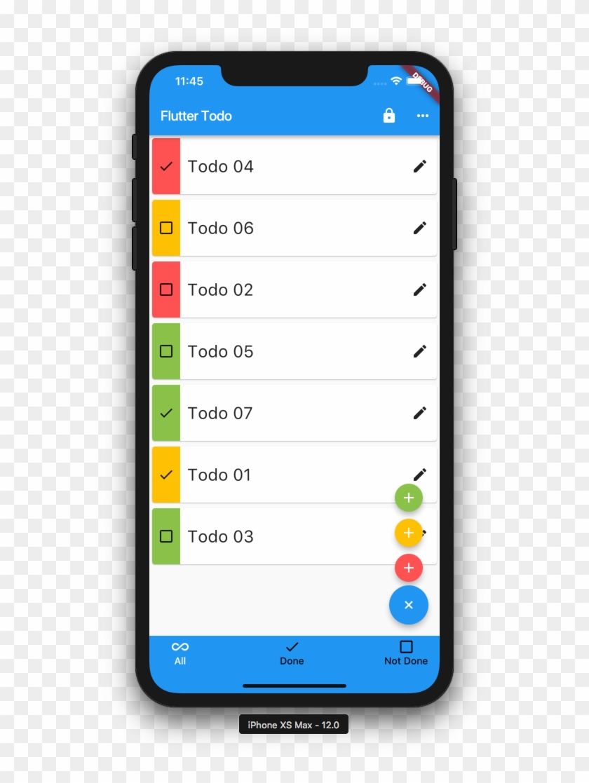 Listtodo - Flutter App Examples Clipart
