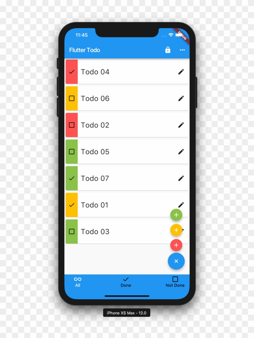 Listtodo - Flutter App Examples Clipart #3489157