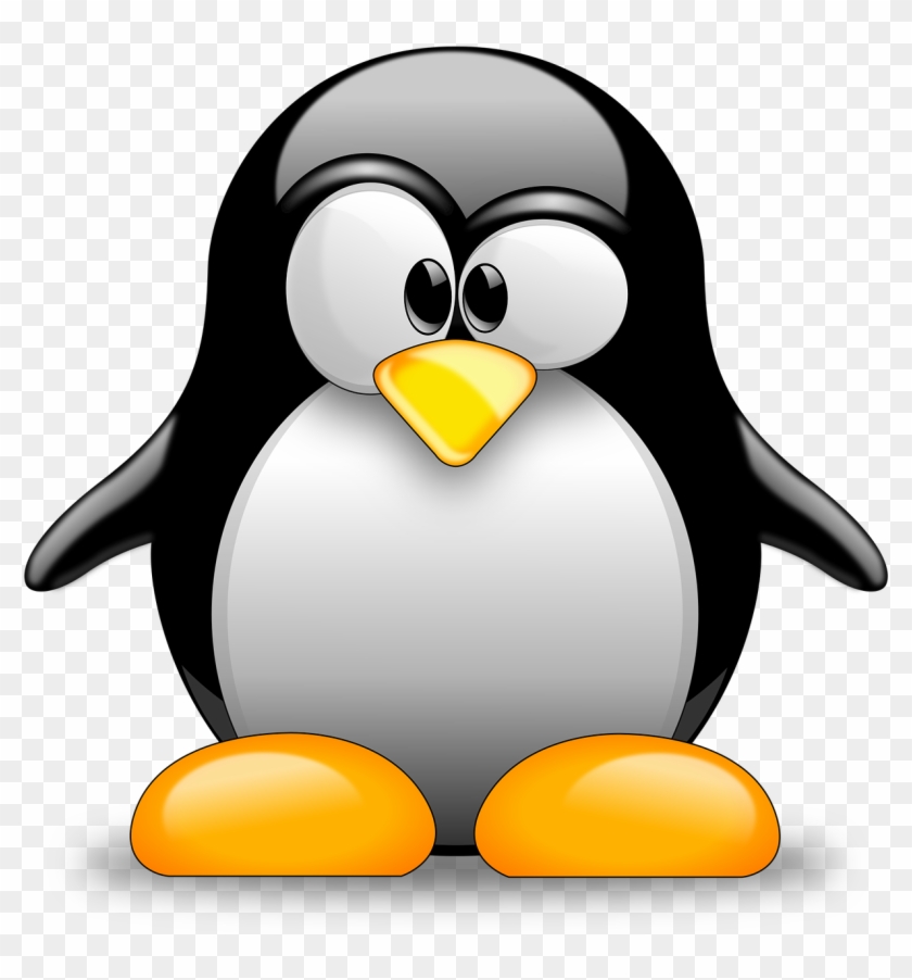 Tux Linux Vector Penguin Png Image - Penguin Cartoon Png Clipart