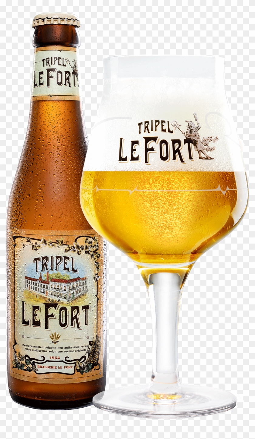 Tripel Lefort Cleaned Packshot - Le Fort Belgian Beer Clipart #3490004