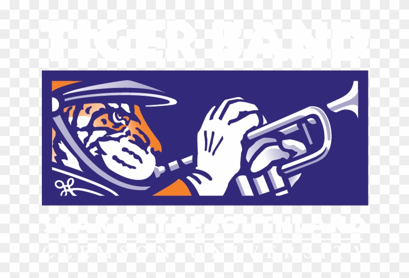 Tiger Band - Clemson Tiger Band Logo Clipart #3490757
