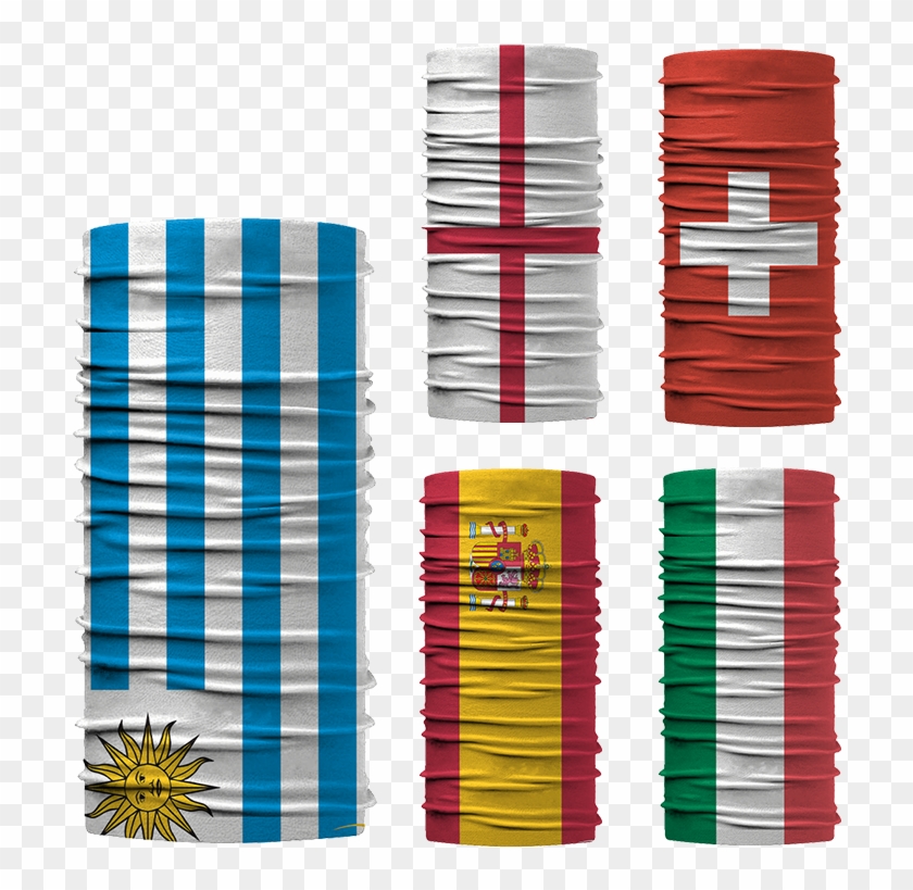 100% Polyester Flag Pattern Tubular Multifunctional - Graphic Design Clipart