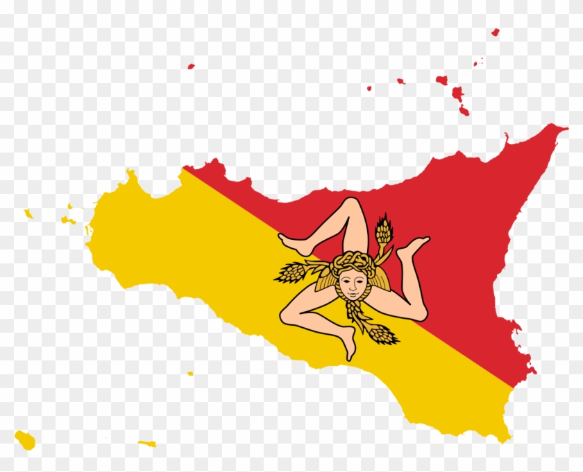 Sicilian Flags Clipart #3491041