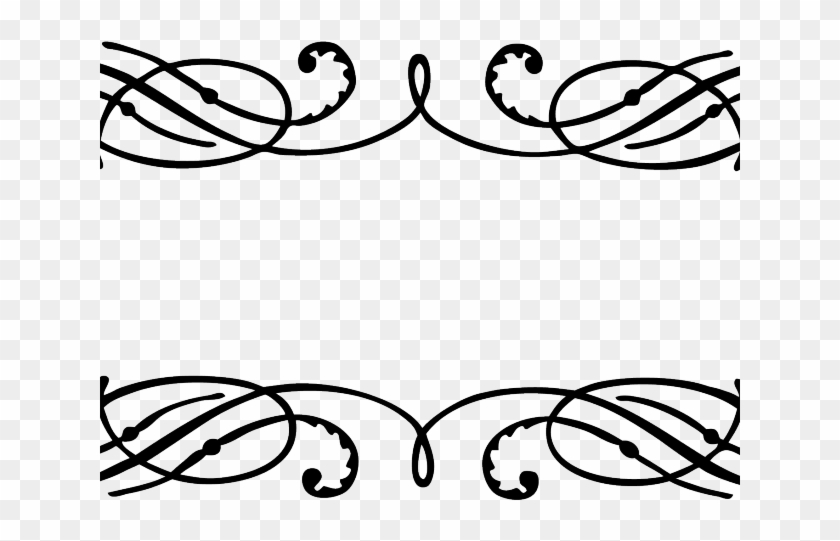 Vector Frame Png Transparent Images - Calligraphy Border Designs Png Clipart