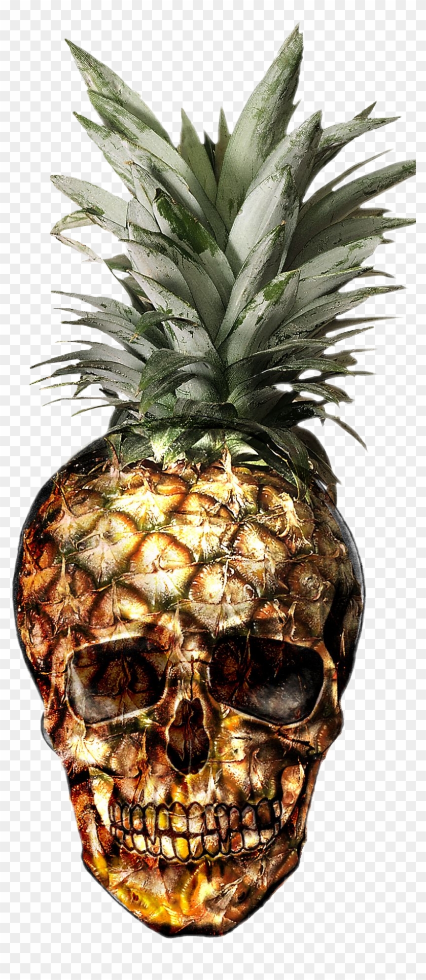 Abacaxi Sticker - Abacaxi Caveira Clipart #3491853