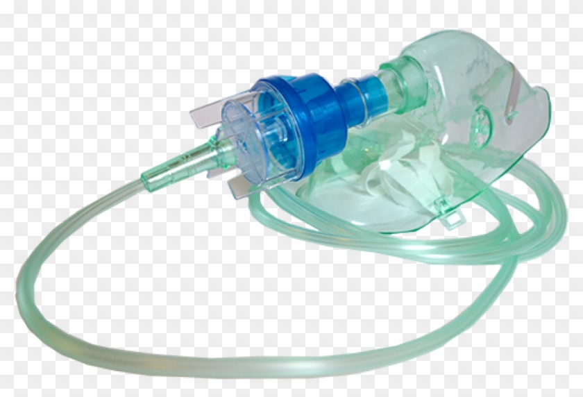 Nebulizer Mask Adult And Paediatric - Oxygen Mask Clipart