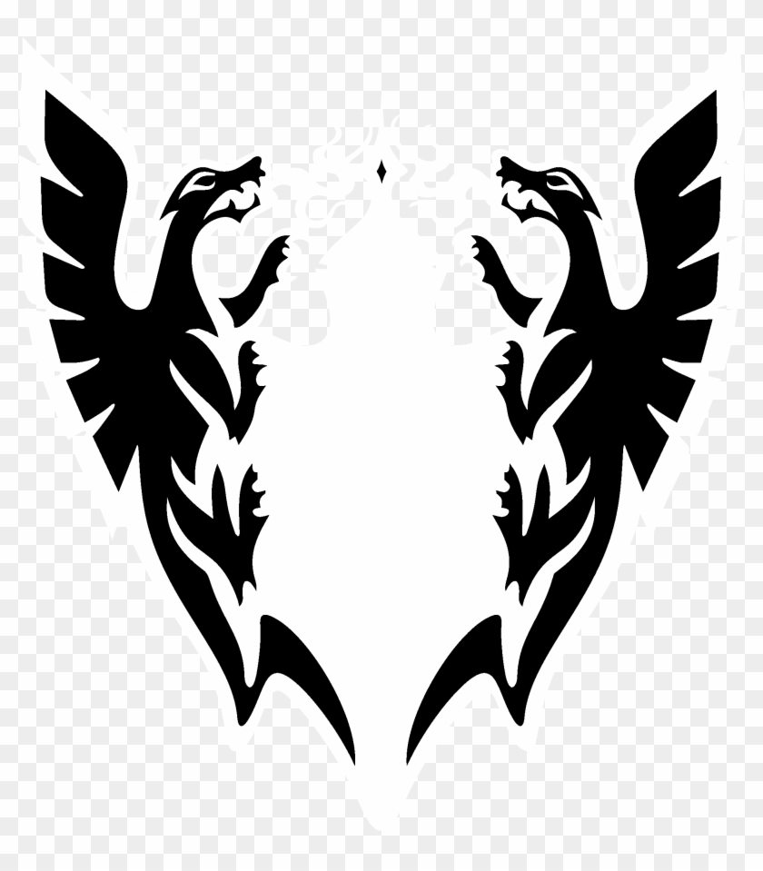 Firebird Logo Black And White - Saw Clipart