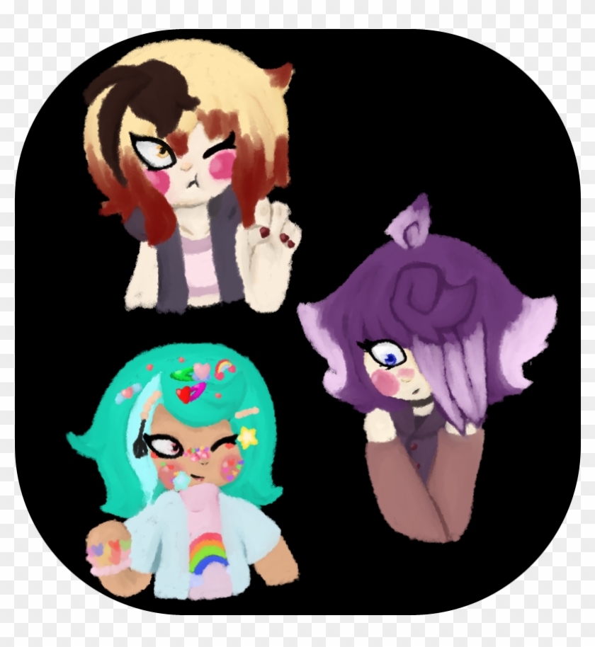 Kanako Zetsu And Niji - Cartoon Clipart