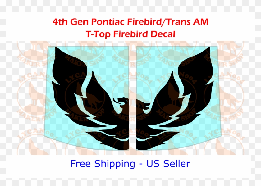 Pontiac T Top Firebird - Poster Clipart