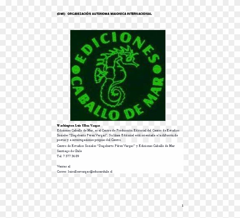 Pdf Omi Organización Autonoma Masonica Internacional - Circle Clipart #3492755