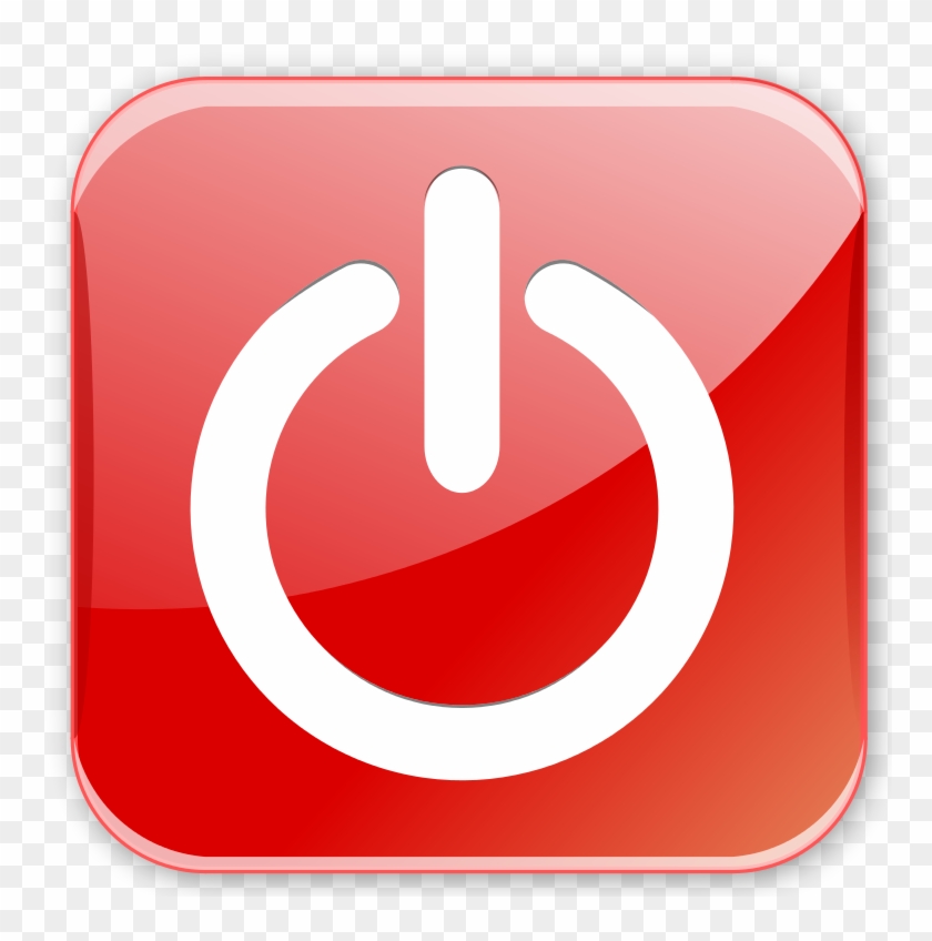 Crystal Clear Action Exit - Icon Shutdown Windows 8 Clipart