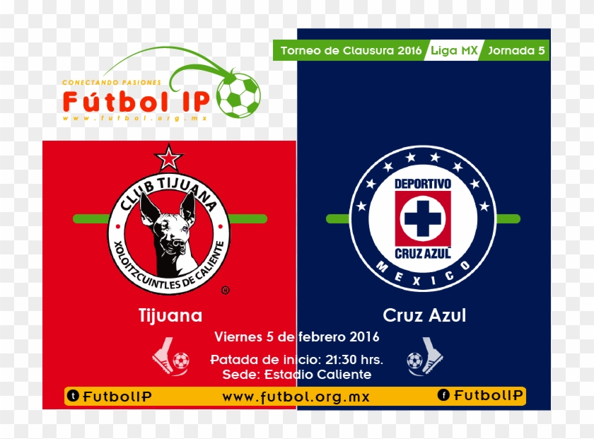 Tijuana Vs Cruz Azul 2017 Clipart