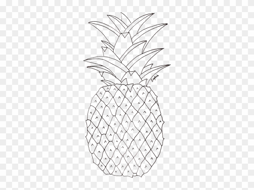 Graphic Free Library Trans Par En T Xx Transparent - Pineapple Pictures To Colour Clipart #3493146