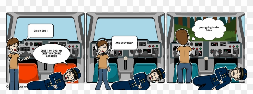 Chap 1-2 Of Hatchet - Cartoon Clipart #3493255