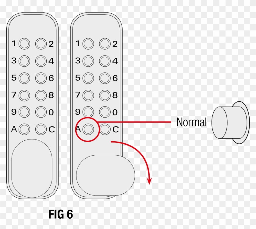 Select And Enter Your New Code Rotating Each Digit - Circle Clipart