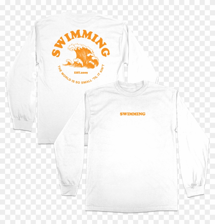 Swimming Wave Long Sleeve - Creative Coworking Clipart