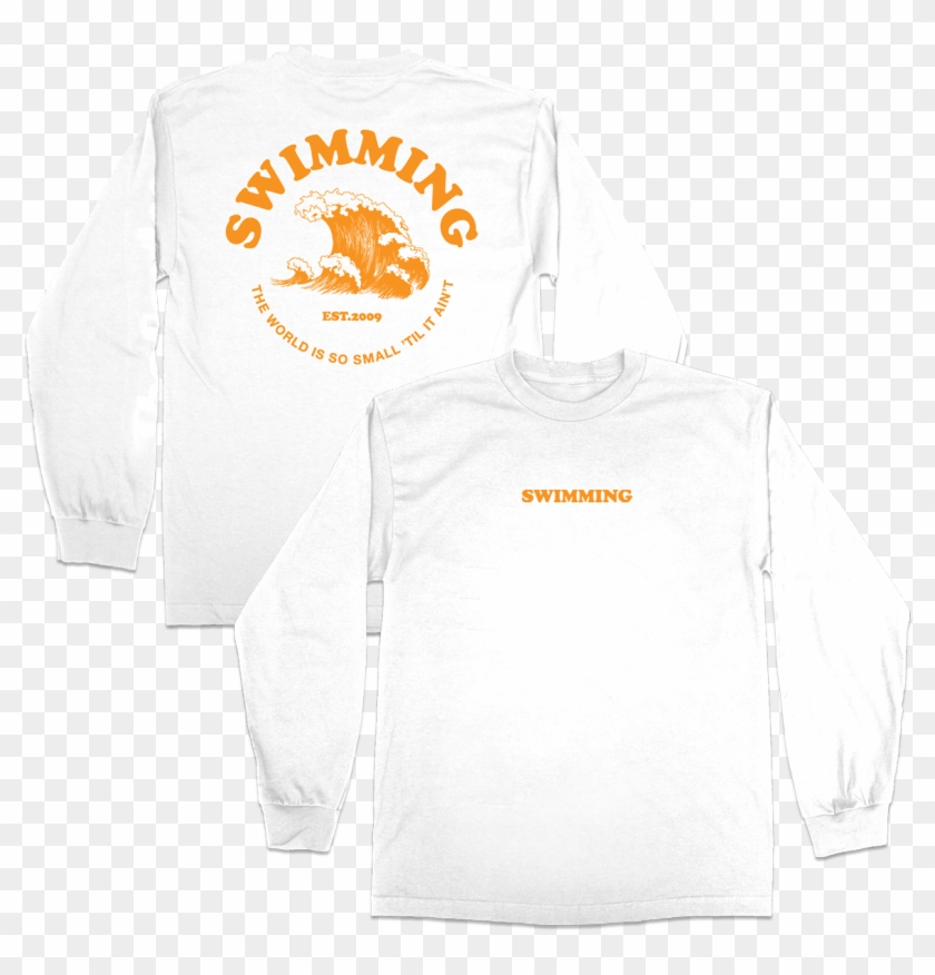 Swimming Wave Long Sleeve - Creative Coworking Clipart #3494763