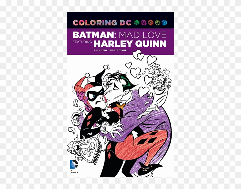 Harley Quinn - Coloring Dc Batman Adventures Mad Love Clipart #3494835