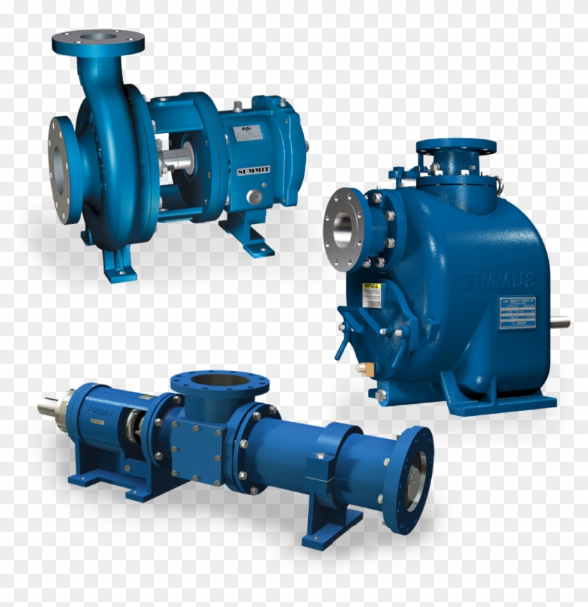 Summit's Complete Line Up Pumps Includes Self Primer - Ansi Pump Clipart