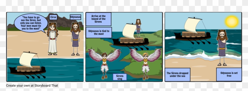 The Sirens - Cartoon Clipart