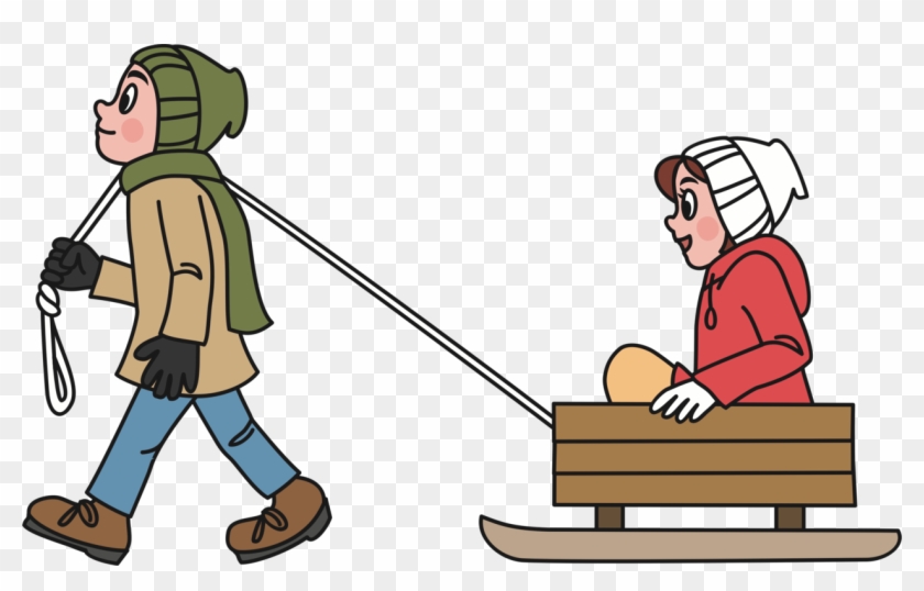 Sledding Computer Icons Download Public Domain - Pull Clipart - Png Download
