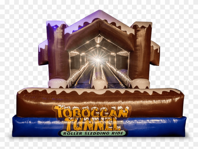 Toboggan Tunnel - Inflatable Toboggan Tunnel Clipart #3496103